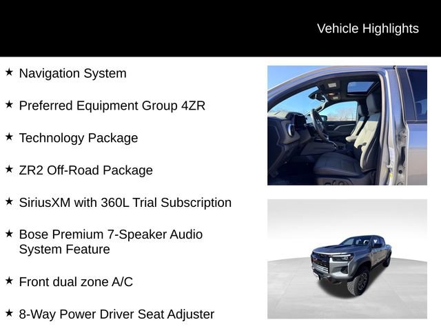 Used 2026 Chevrolet Colorado ZR2 w/ Technology Package image 11
