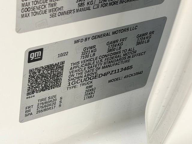 Certified 2023 Chevrolet Silverado 1500 LTZ AWD/4WD image 25