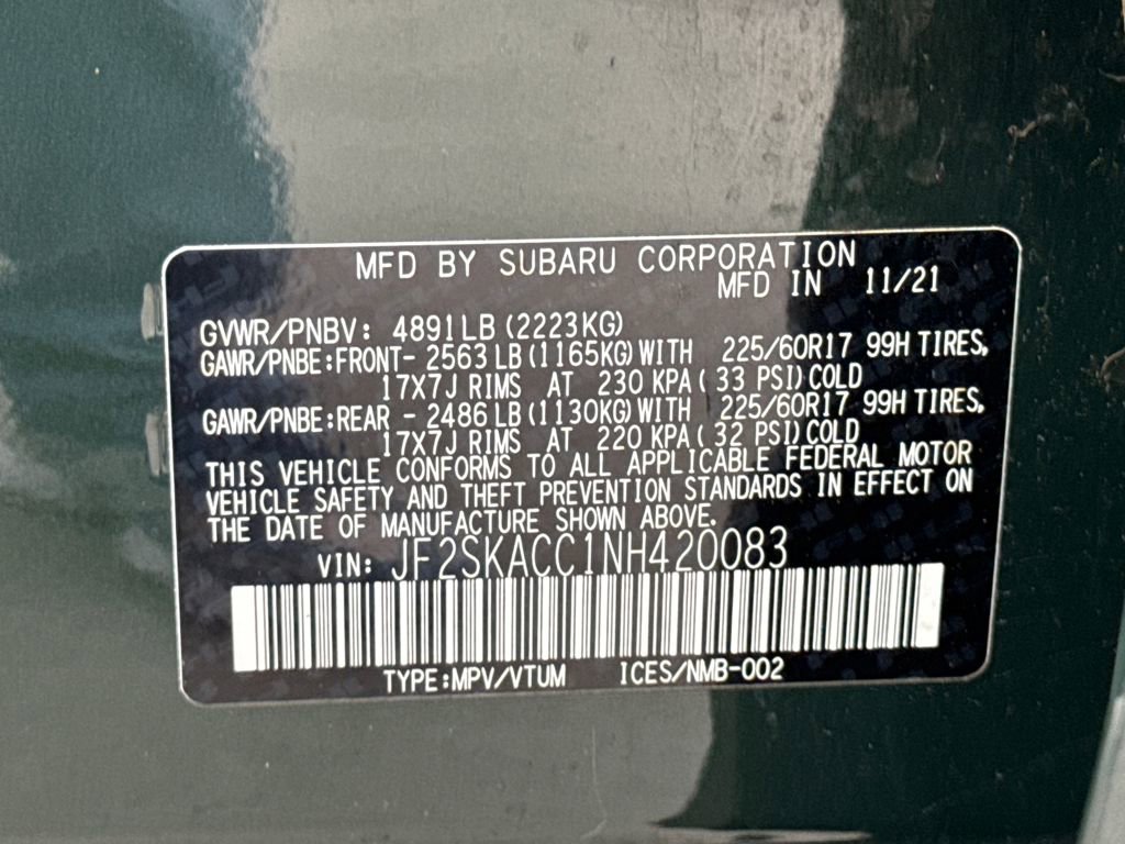 Used 2022 Subaru Forester Base image 29