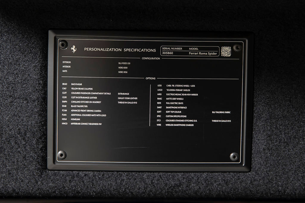 Certified 2024 Ferrari Roma Spider RWD image 42