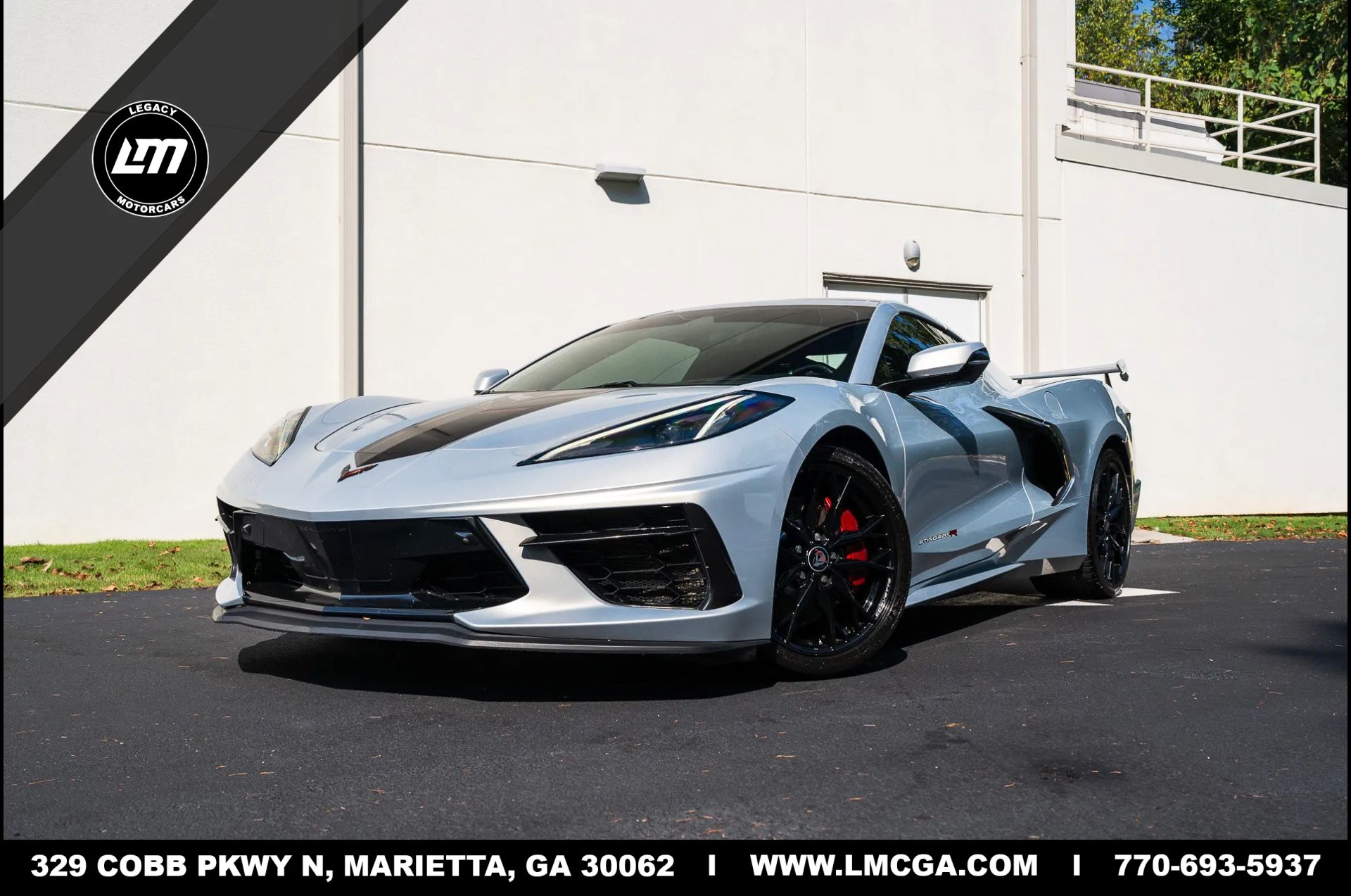 Used 2022 Chevrolet Corvette Stingray Preferred Cpe w/ Z51 Performance Package RWD image 1