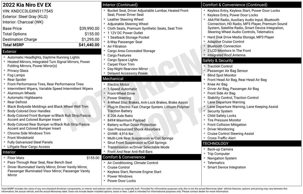 Used 2022 Kia Niro EX image 3