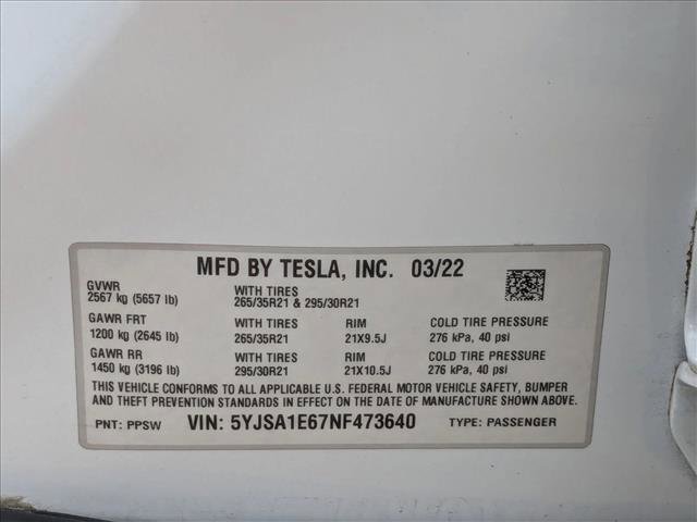 Used 2022 Tesla Model S Plaid image 26