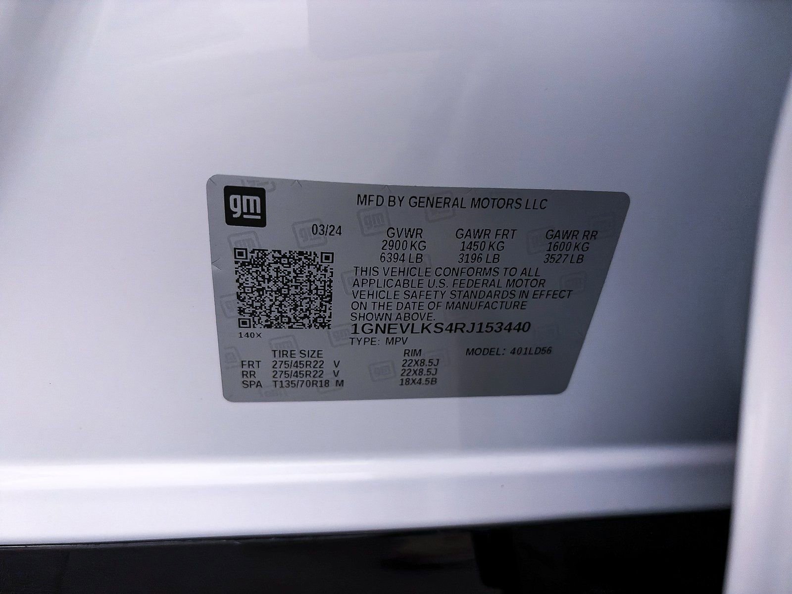 Used 2024 Chevrolet Traverse RS w/ LPO, Floor Liner Package AWD/4WD image 40