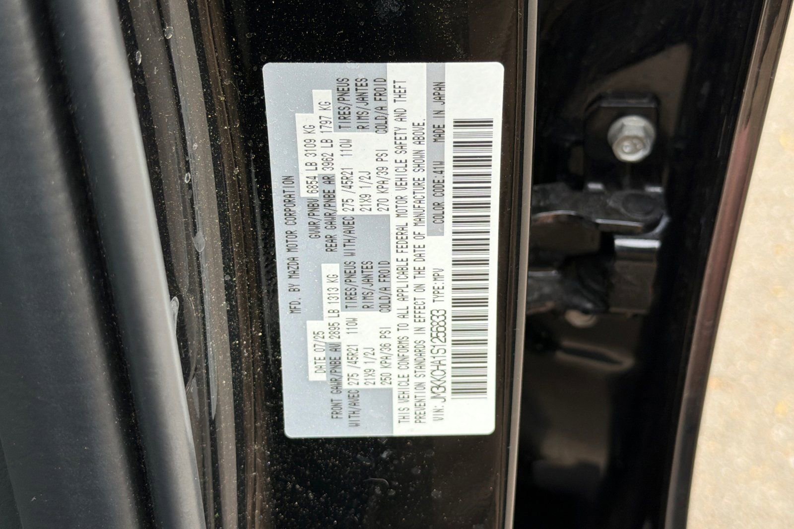 Certified 2025 MAZDA CX-90 Plug-In Hybrid w/Premium Sport image 28