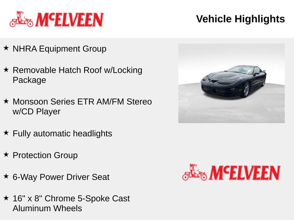 Used 2002 Pontiac Firebird Trans Am w/ NHRA Special Edition Pkg image 6