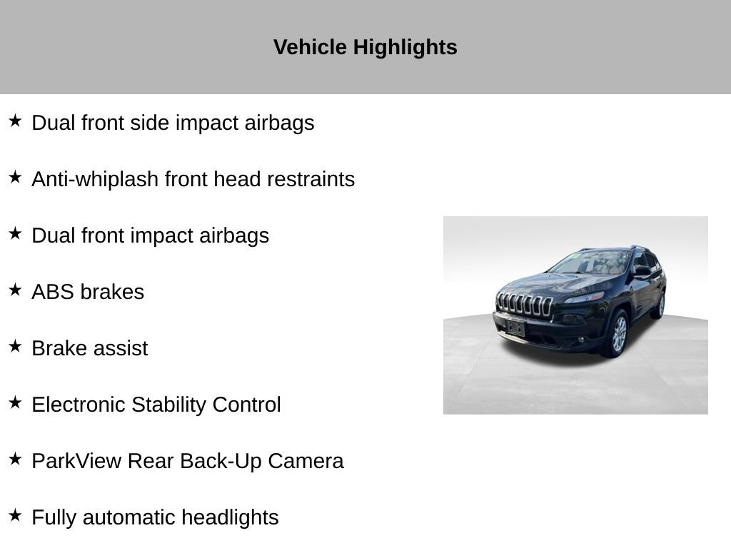 Used 2015 Jeep Cherokee Latitude w/ Cold Weather Group AWD/4WD image 45
