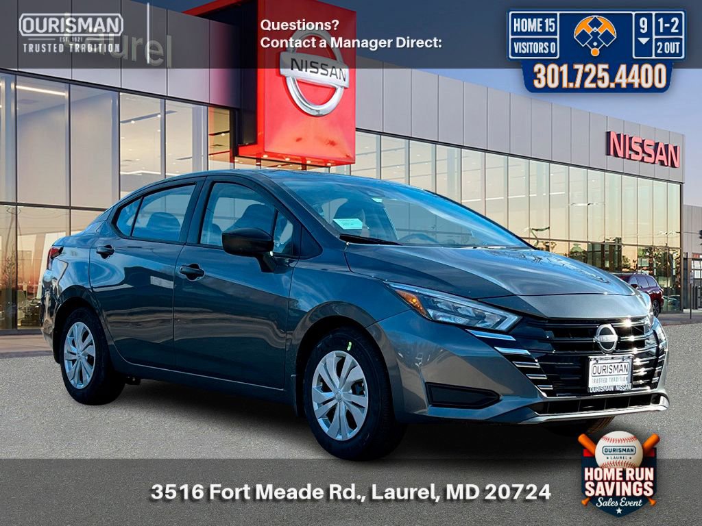 New 2025 Nissan Versa S w/ Trunk Package image 1