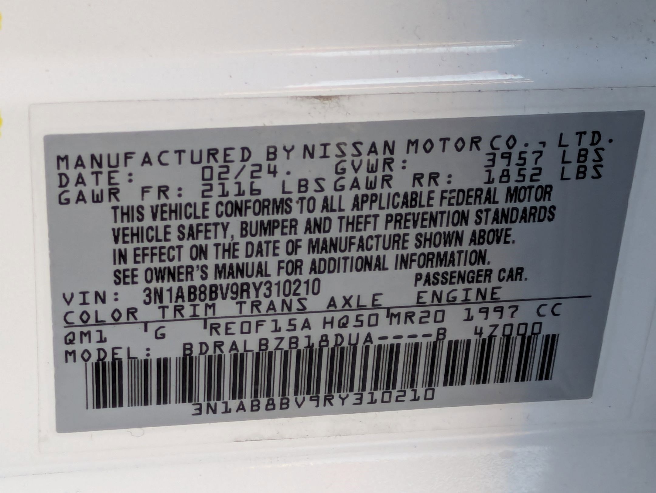 Used 2024 Nissan Sentra S image 30