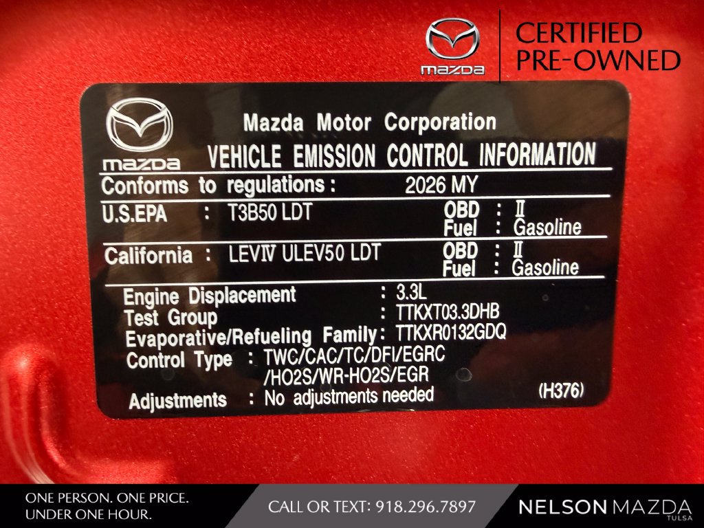Certified 2026 MAZDA CX-90 3.3 Turbo w/ Premium Sport Pkg AWD/4WD image 57