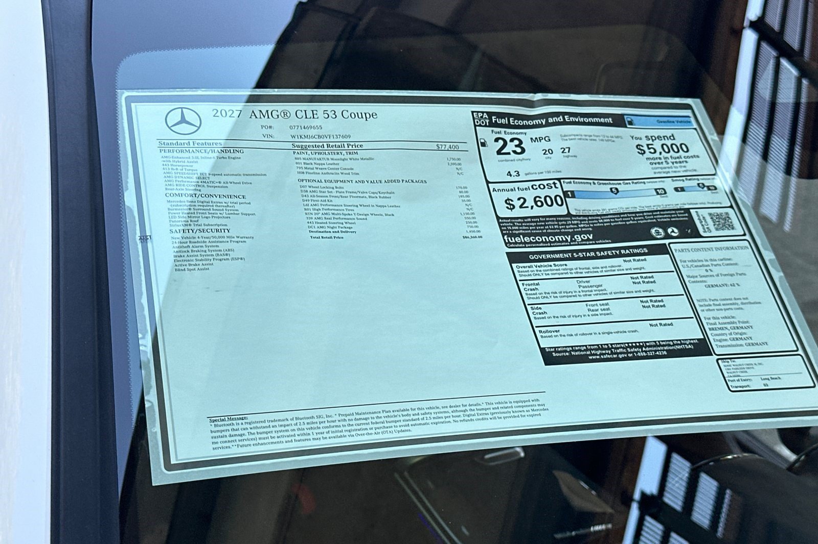 New 2027 Mercedes-Benz CLE 53 AMG 4MATIC Coupe image 29