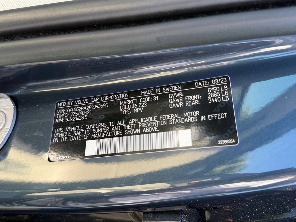 Certified 2023 Volvo XC90 B6 Ultimate AWD/4WD image 30