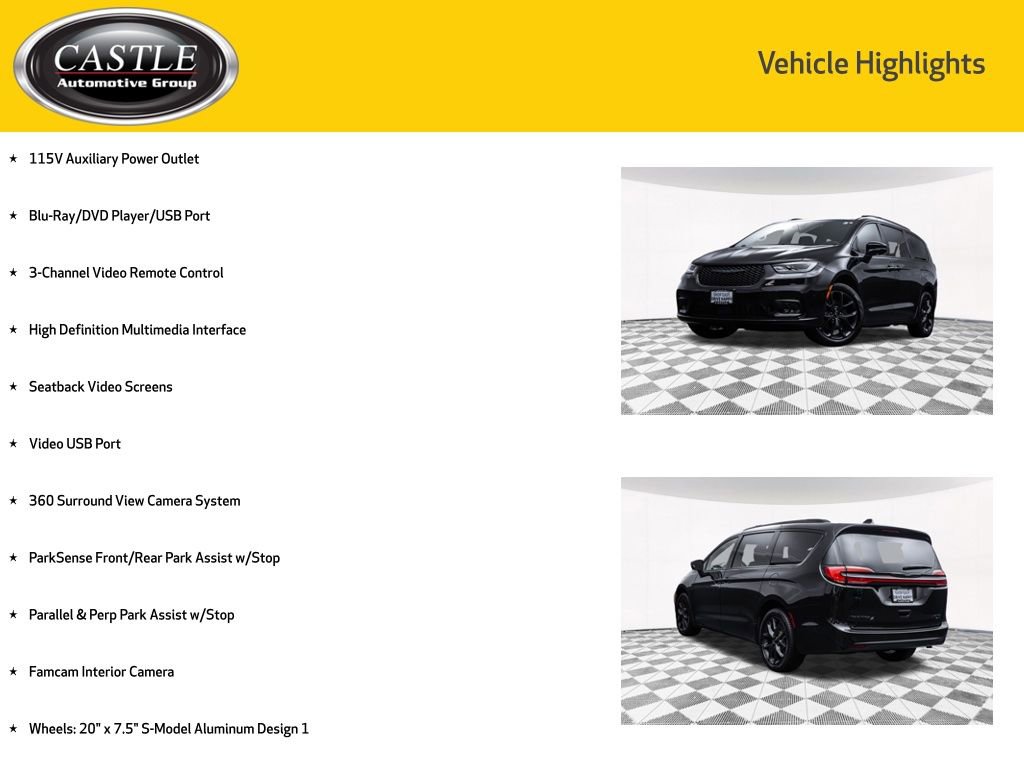 Used 2021 Chrysler Pacifica Limited w/ Uconnect Theater Family Group AWD/4WD image 7