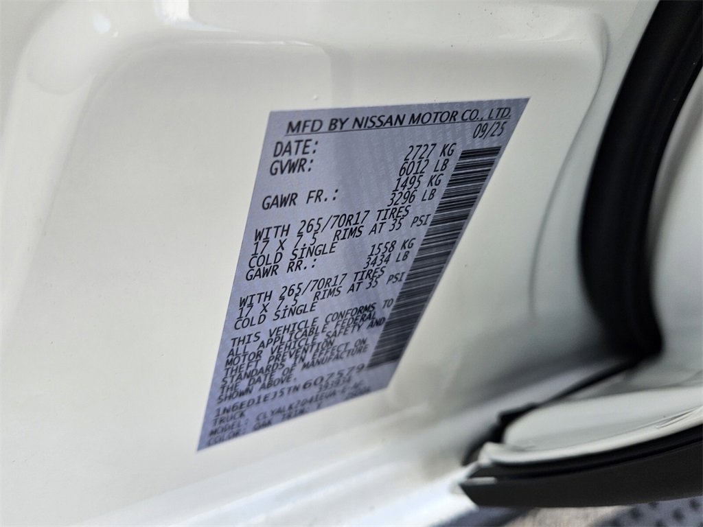 New 2026 Nissan Frontier Pro-X w/ Pro Premium Package image 14