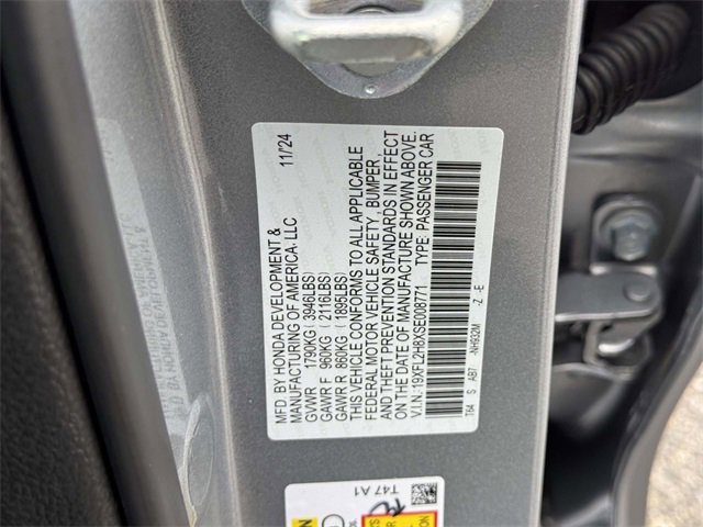 Certified 2025 Honda Civic Sport image 16
