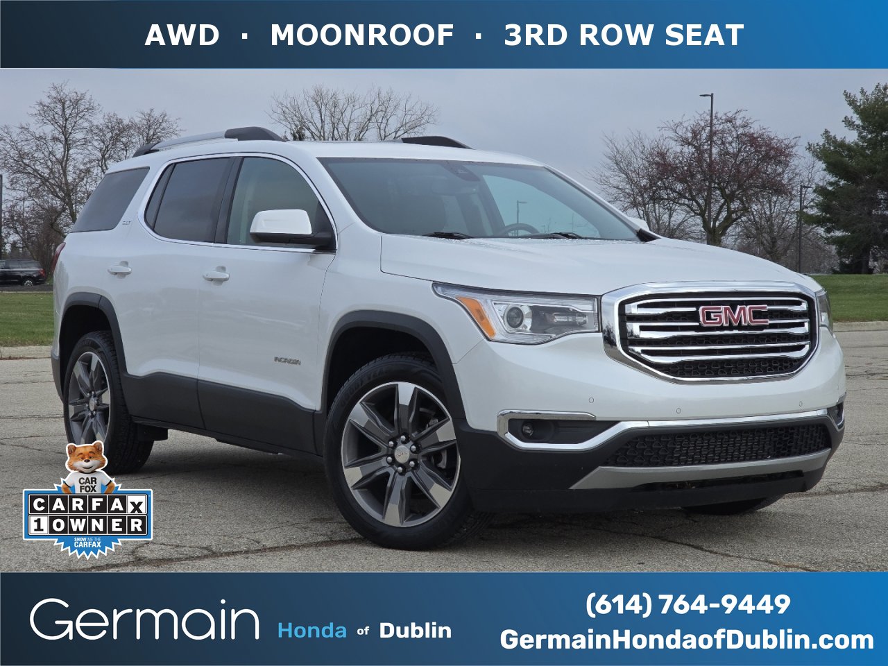 Used 2019 GMC Acadia SLT w/ LPO, Floor Liner Package image 1