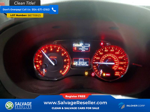 Used 2015 Subaru WRX Premium AWD/4WD image 12