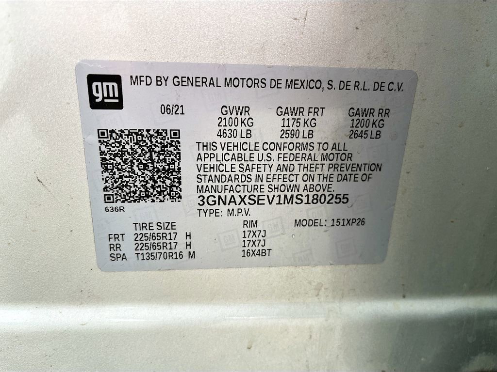 Used 2021 Chevrolet Equinox LS w/ LS Convenience Package AWD/4WD image 29