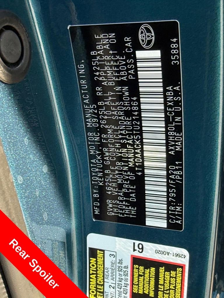 Used 2026 Toyota Camry LE FWD image 31