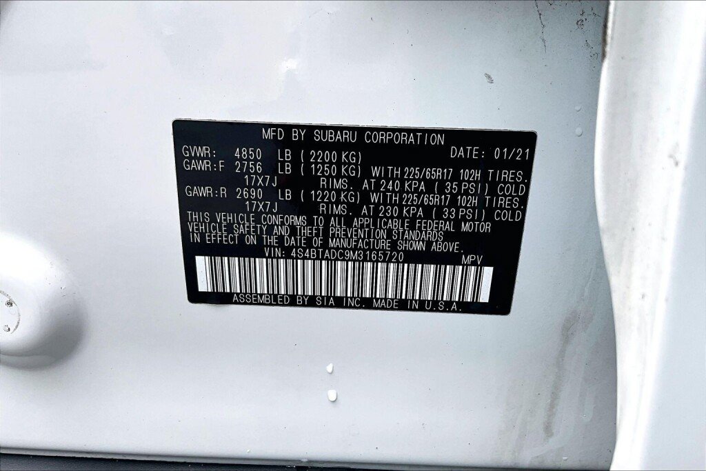Used 2021 Subaru Outback Premium w/ Popular Package #1 AWD/4WD image 19