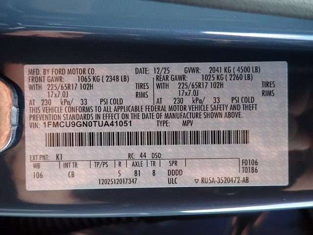 New 2026 Ford Escape Active w/ Tech Pack #1 AWD/4WD image 18