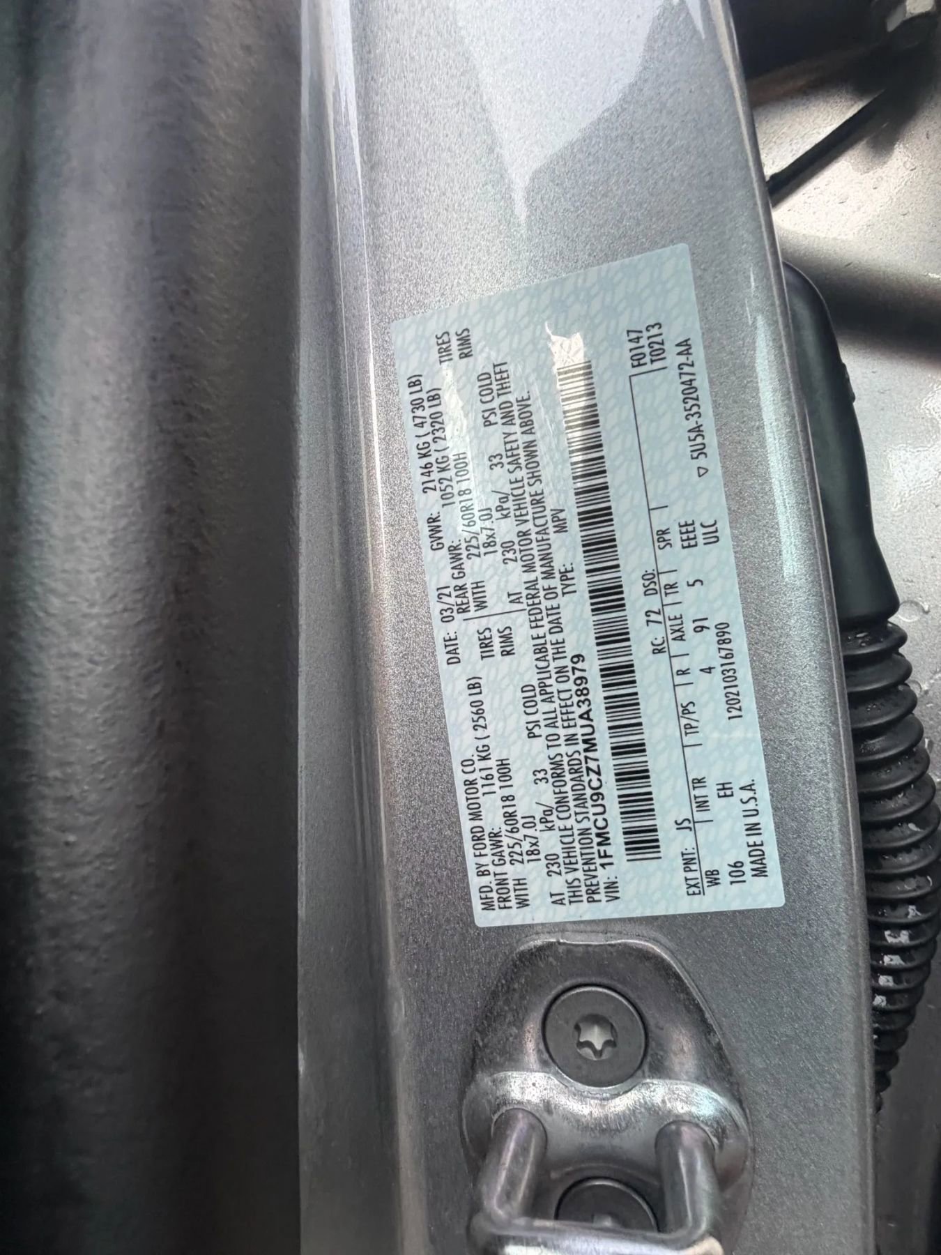 Used 2021 Ford Escape SEL image 32