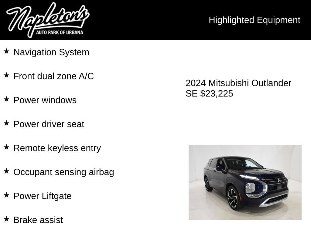 Used 2024 Mitsubishi Outlander SE AWD/4WD image 15