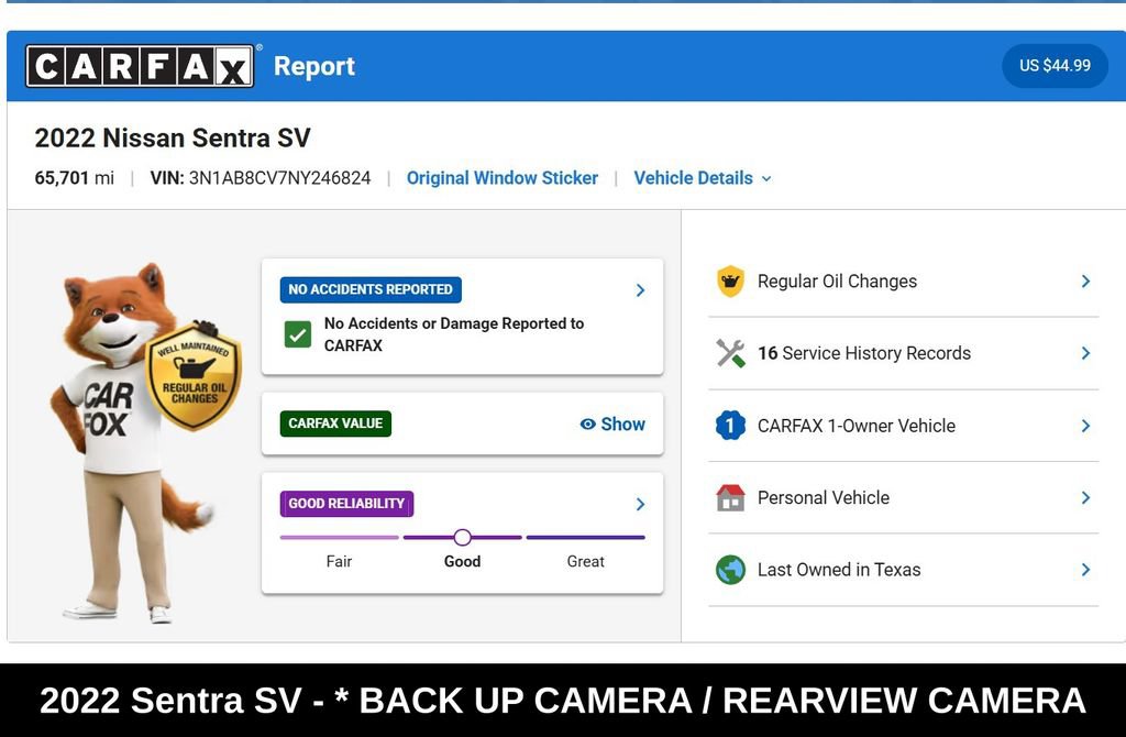 Used 2022 Nissan Sentra SV FWD image 9