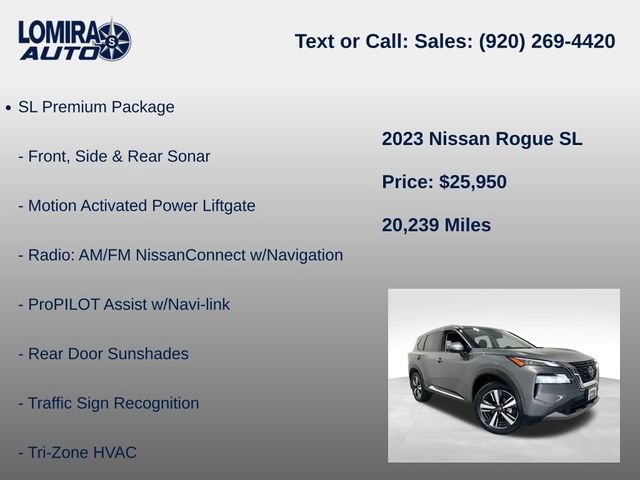 Used 2023 Nissan Rogue SL AWD/4WD image 8
