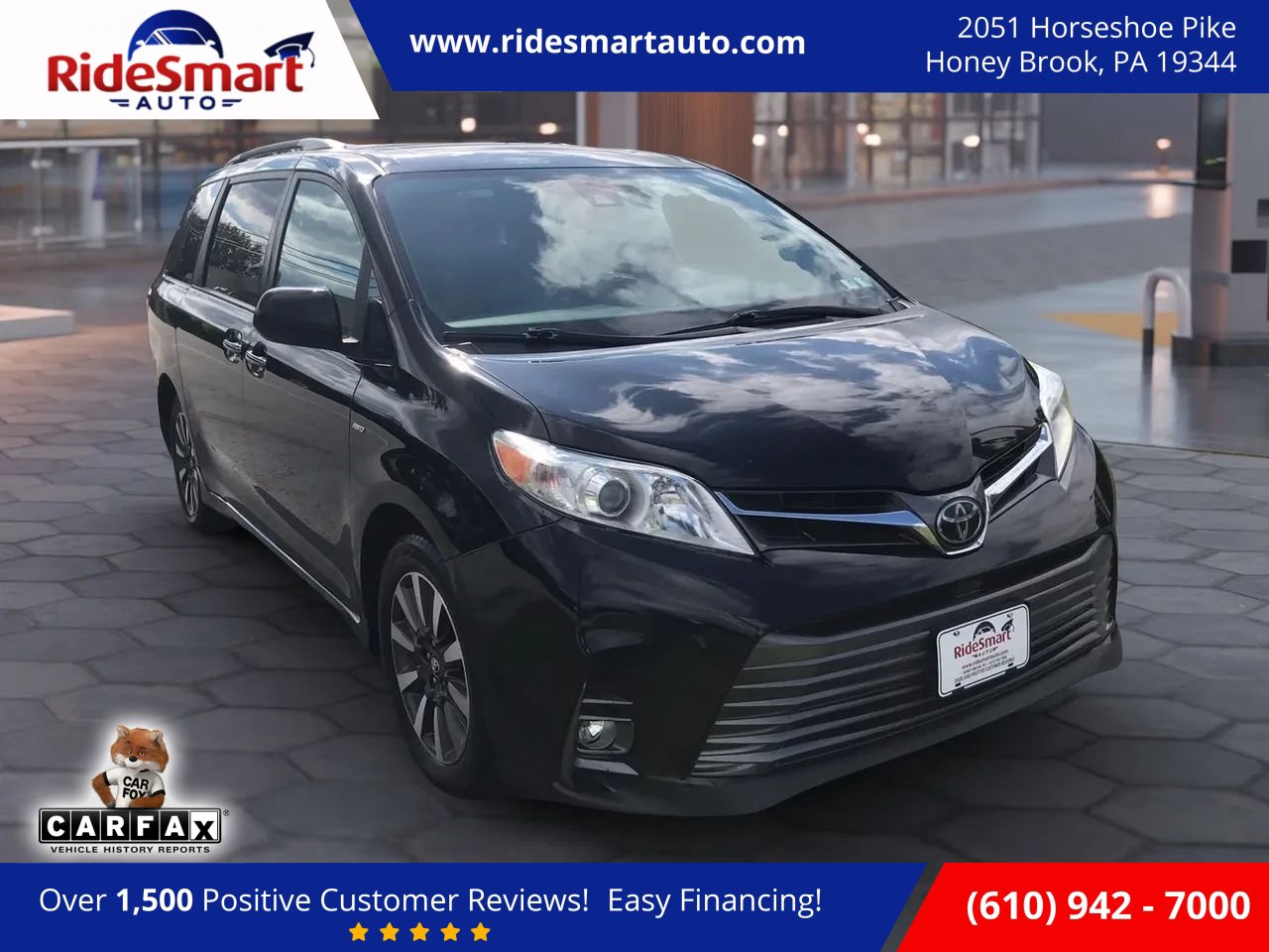 Used 2019 Toyota Sienna XLE AWD/4WD image 1