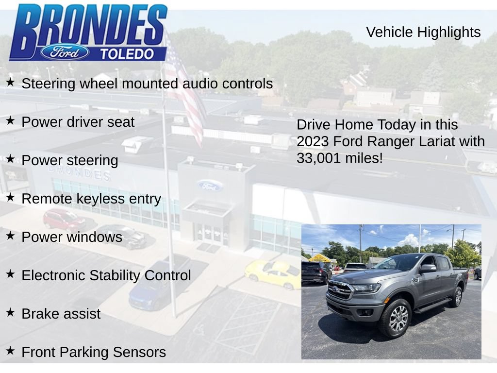Used 2023 Ford Ranger Lariat w/ Technology Package AWD/4WD image 12