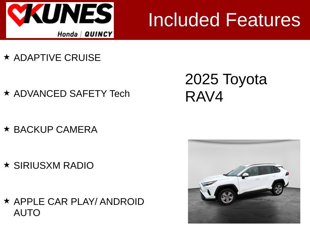 Used 2025 Toyota RAV4 XLE FWD image 2