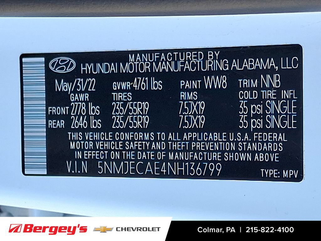 Used 2022 Hyundai Tucson Limited AWD/4WD image 34