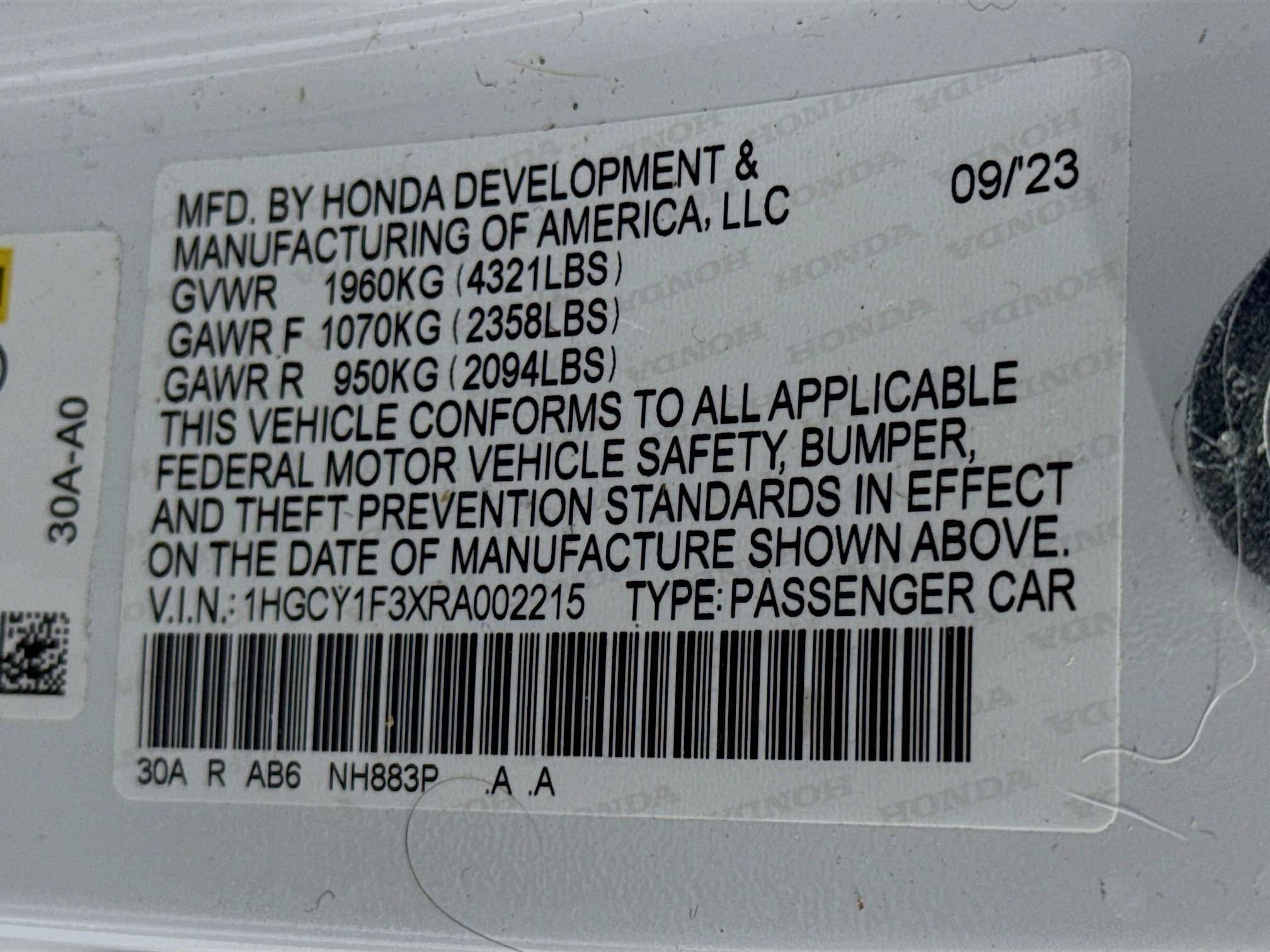 Certified 2024 Honda Accord EX image 31