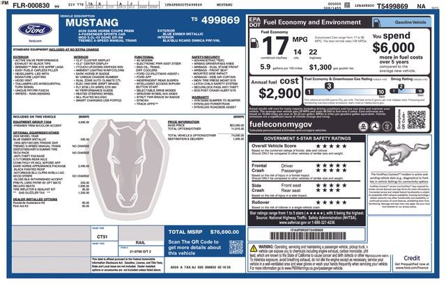 New 2026 Ford Mustang Dark Horse image 40