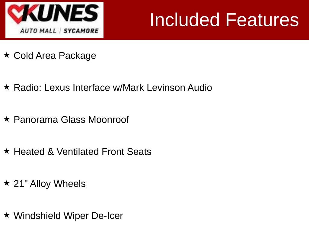 Used 2023 Lexus RX 500h F Sport w/ Accessory Package (Z1) AWD/4WD image 2