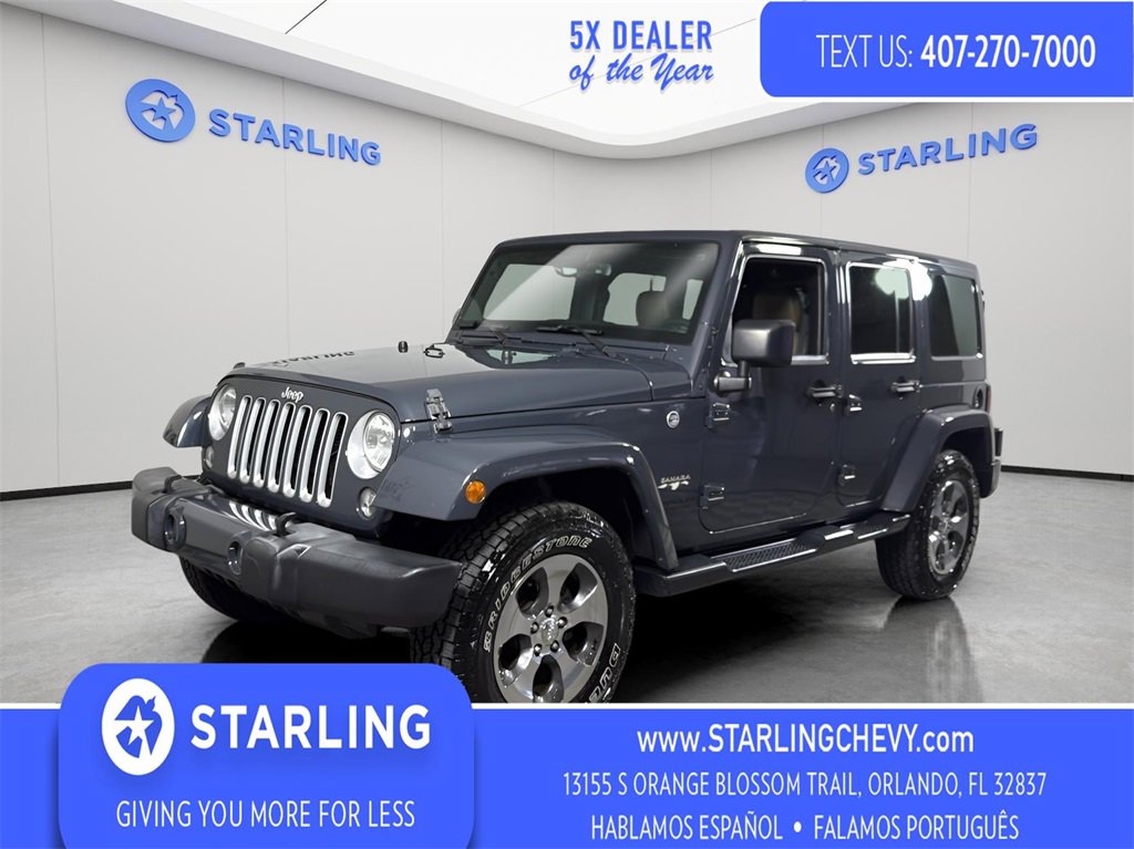 Used 2016 Jeep Wrangler Unlimited Sahara w/ Connectivity Group