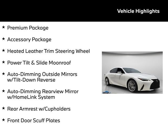 Used 2023 Lexus IS 300 w/ Premium Package RWD image 5