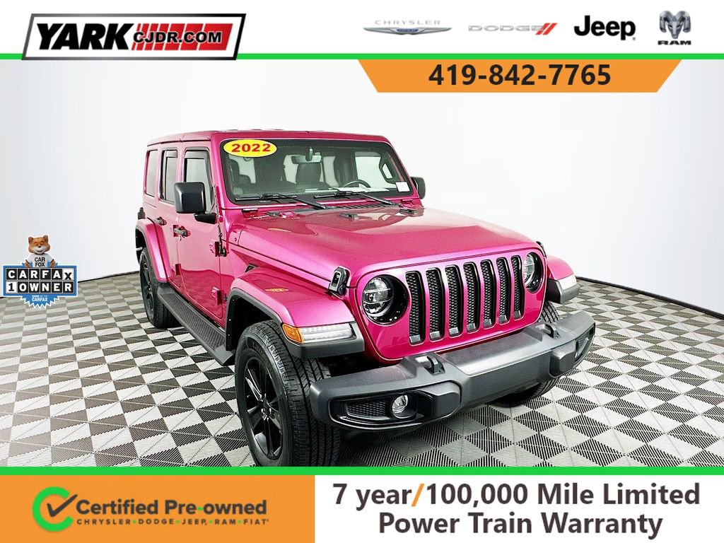 Certified 2022 Jeep Wrangler Unlimited Sahara