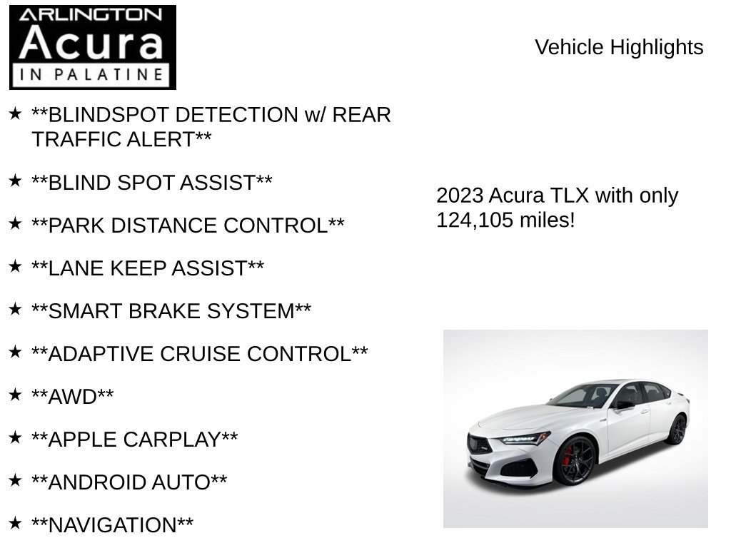 Used 2023 Acura TLX Type S AWD/4WD image 7