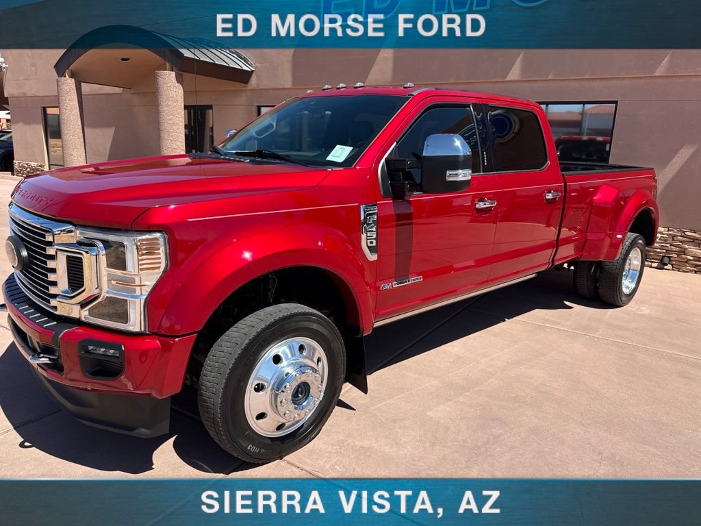 Certified 2021 Ford F450 Platinum w/ FX4 Off-Road Package AWD/4WD image 3