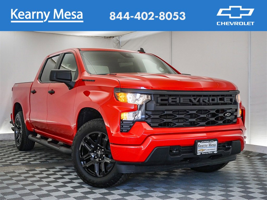 New 2025 Chevrolet Silverado 1500 Custom w/ Turbomax Blackout Package