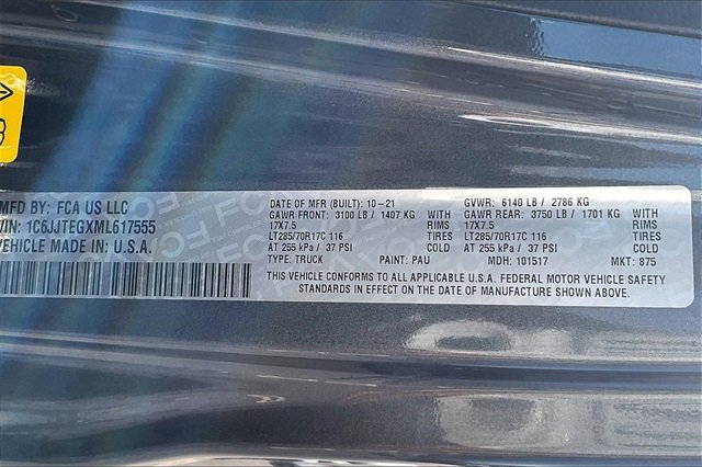 Used 2021 Jeep Gladiator Mojave image 31