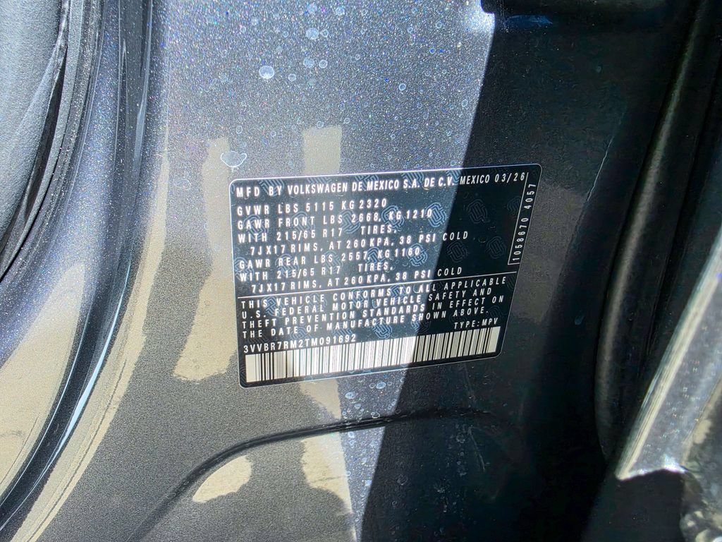 New 2026 Volkswagen Tiguan S AWD/4WD image 30