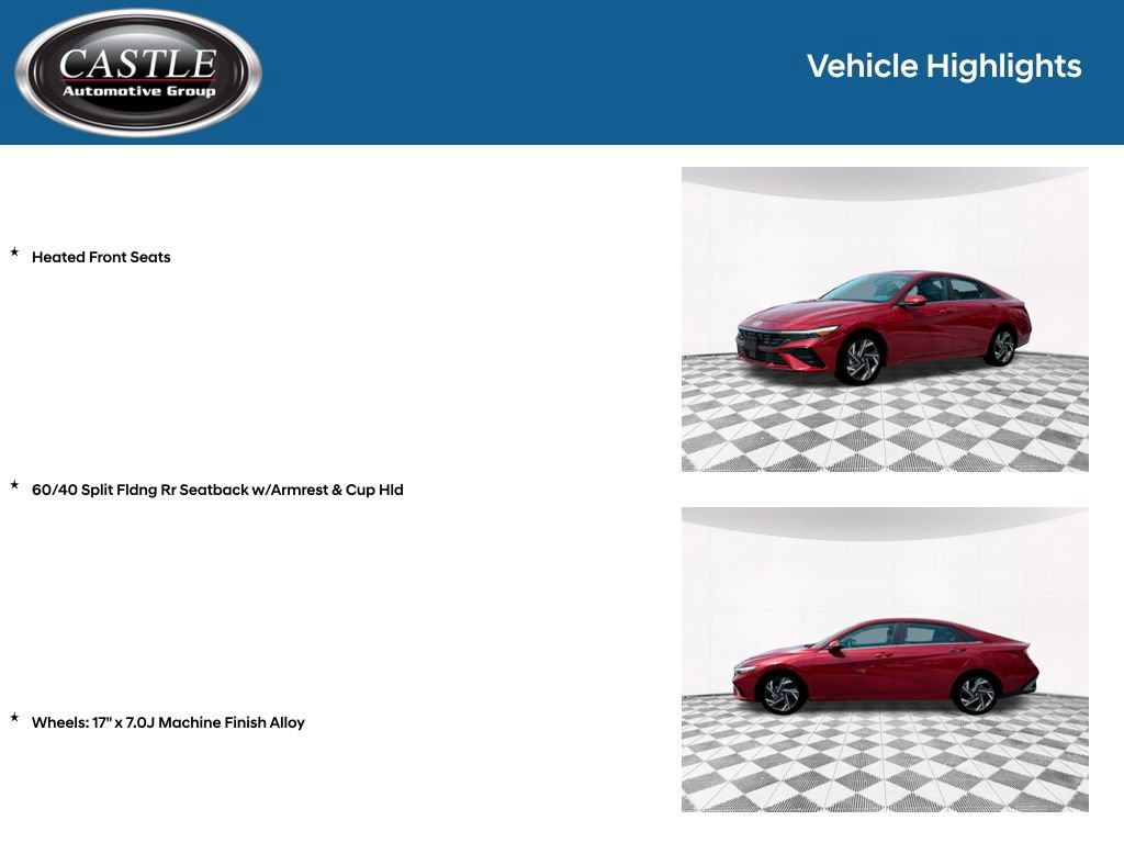 Certified 2024 Hyundai Elantra SEL w/ Convenience Package FWD image 8