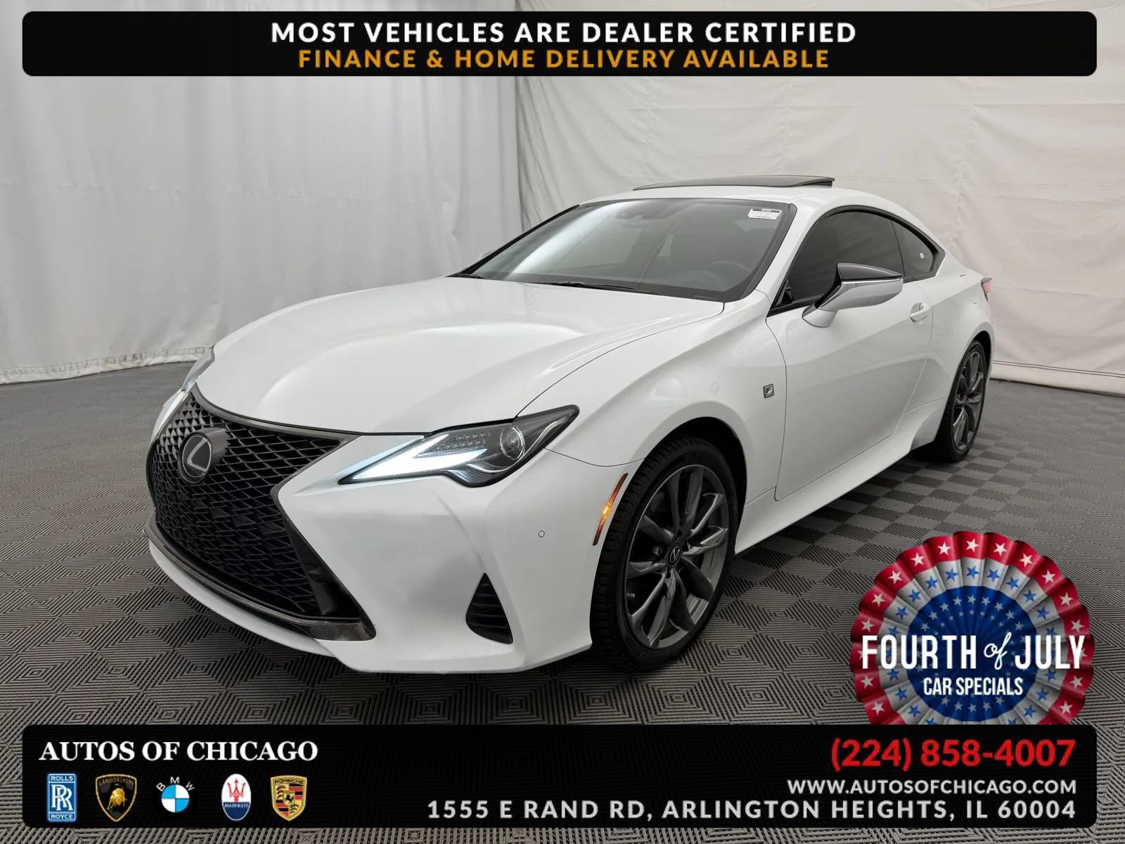 Used 2022 Lexus RC 350 F Sport w/ Accessory Package