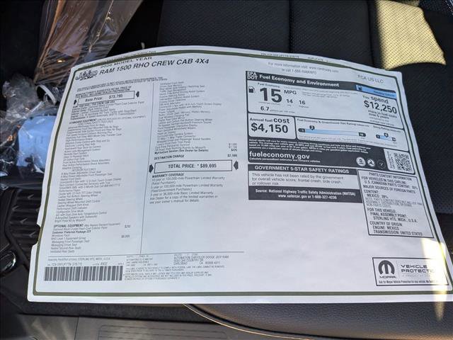 New 2026 RAM 1500 RHO AWD/4WD image 19