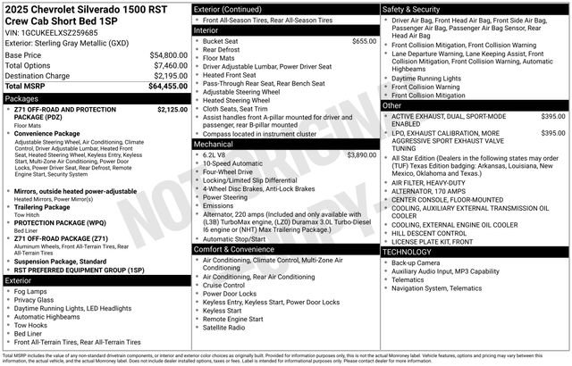 New 2025 Chevrolet Silverado 1500 RST image 2
