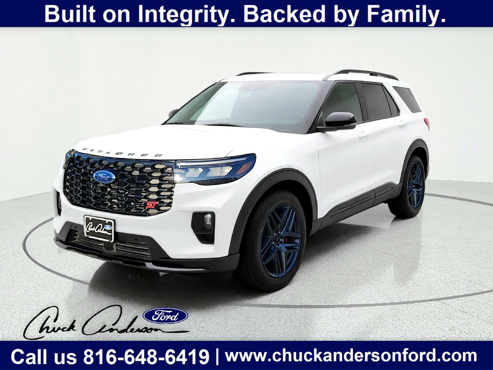 New 2026 Ford Explorer ST w/ Sun And Sound Package