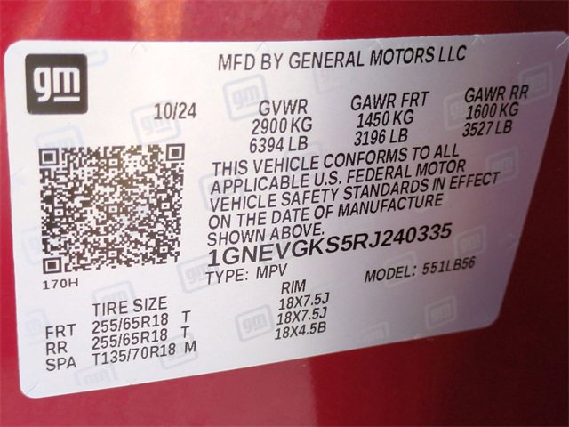 Certified 2024 Chevrolet Traverse LT w/ Trailering Package image 34